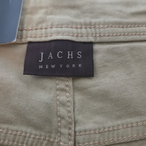 NEW JACHS NEW YORK Straight Fit  5 Pocket Pants in Khaki Size 40x32 - Picture 8 of 9